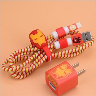 Kit Protector Para Cables Iron Man - Cargadores Avengers